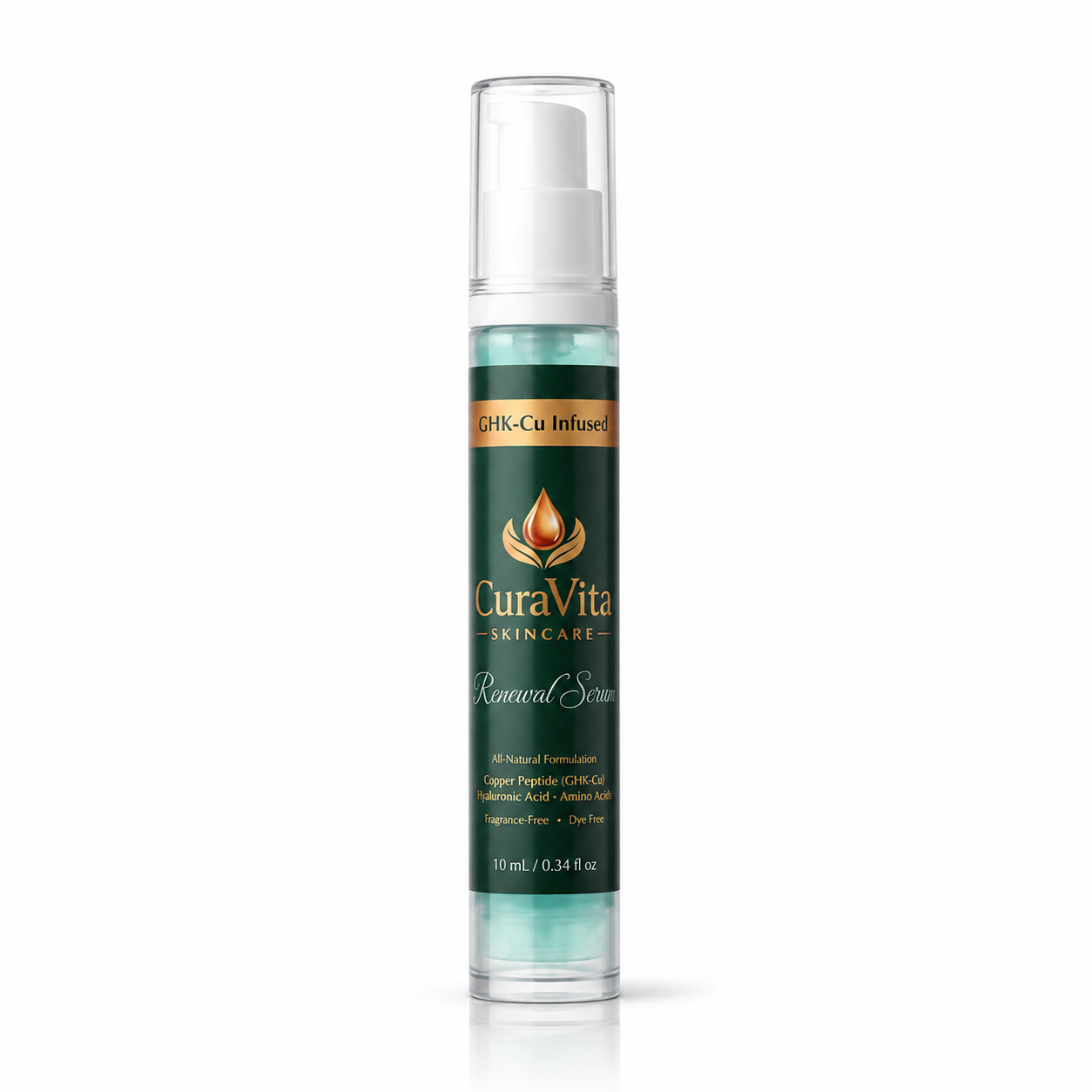 CureVita Renewal Serum with GHK-Cu Copper Peptide